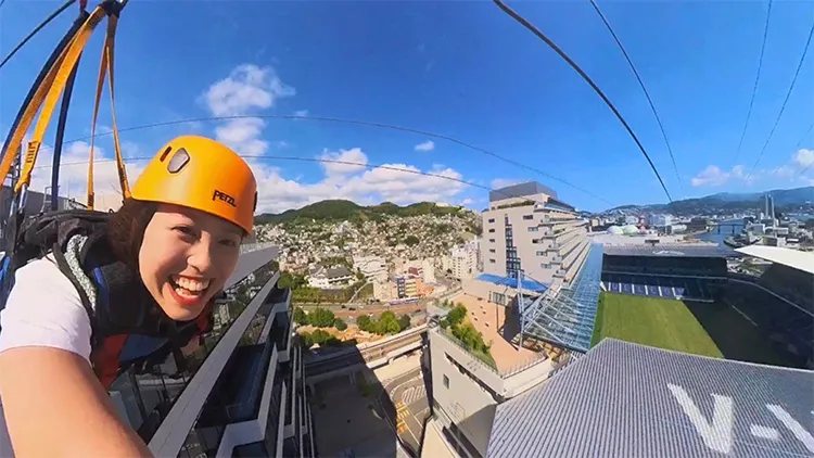 長崎スタジアムシティ ZIP LINE