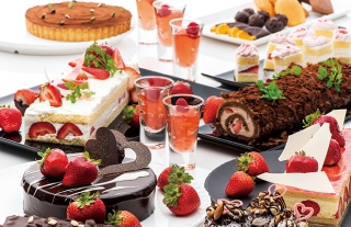 【日航HTB】スイーツバイキング「いちごとチョコレートのマリアージュ」開催！