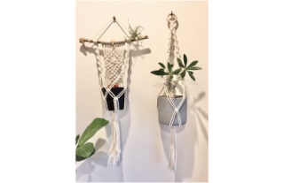 オトナCOCO塾　お部屋に植物が飾れる マクラメ編みプラントハンガーを作ろう