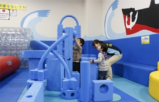 ココウォーク5階のKIDKIDに組み合わせ無限大の遊具が登場