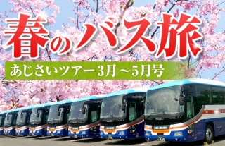 【長崎バス観光】春のバス旅！「あじさいツアー3～5月号」発売のお知らせ！